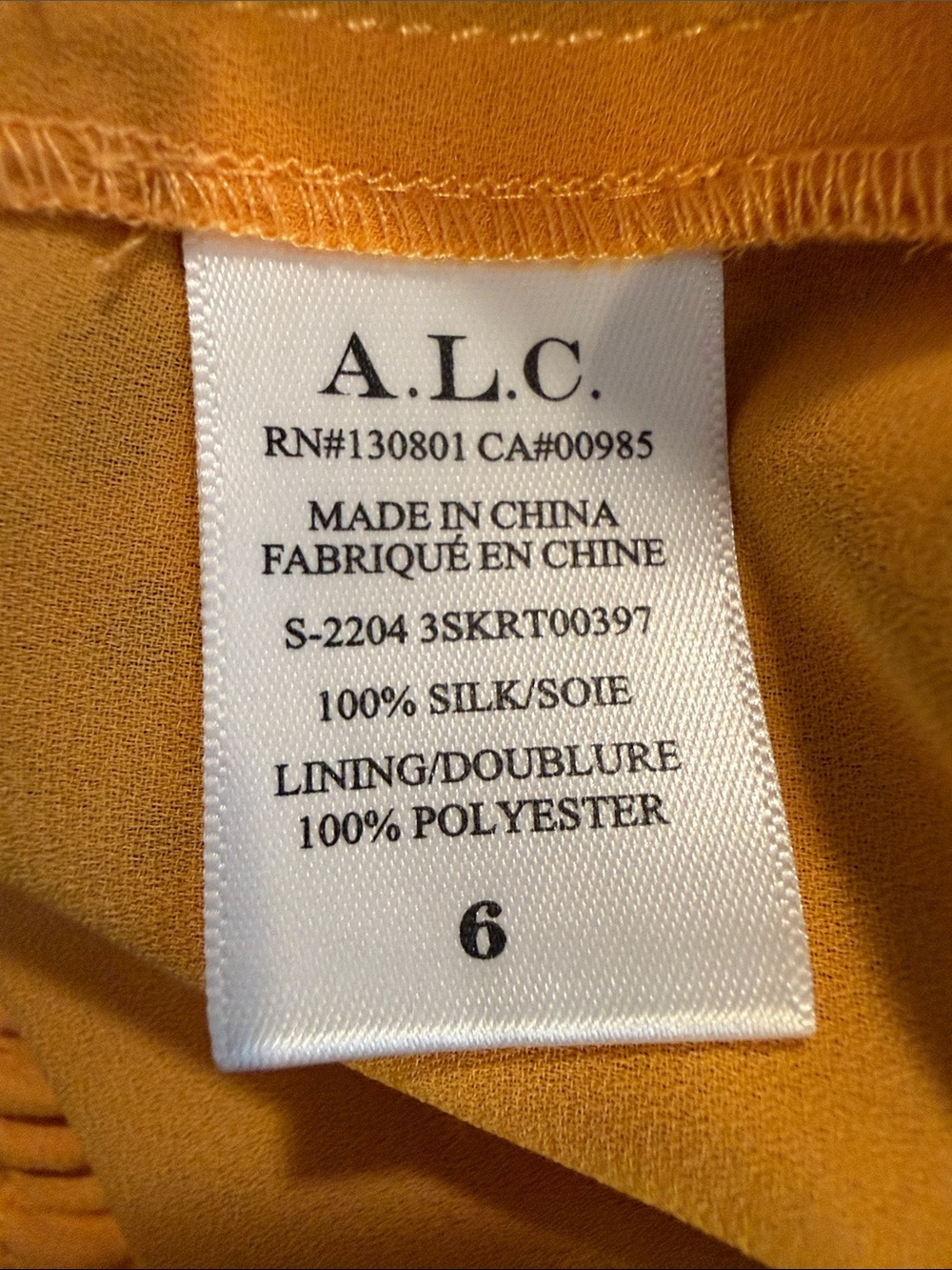 A.L.C. Silk Floral Smocked Mini Skirt Yellow Pink Size 6 - Picture 13 of 16